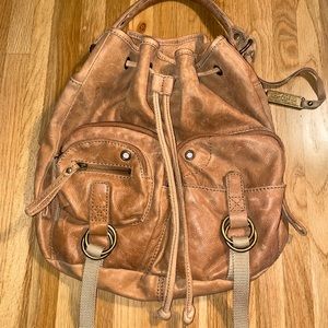 Lucky brand leather backpack